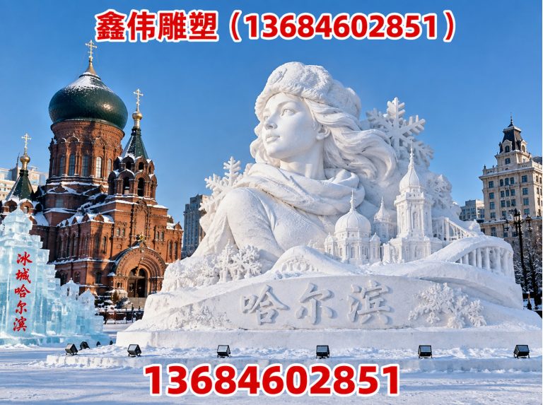 道外区哈尔滨雕塑展示图